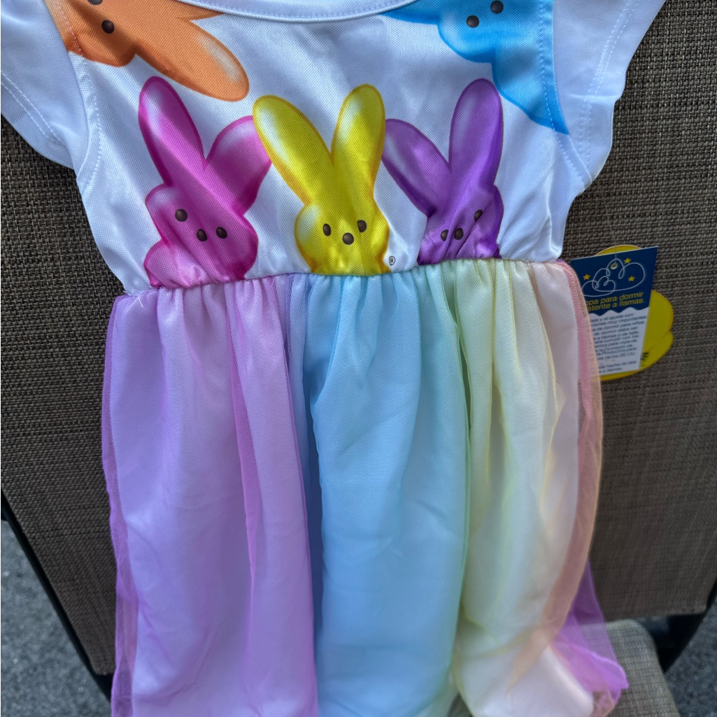 Colorful Peeps Bunny Dress